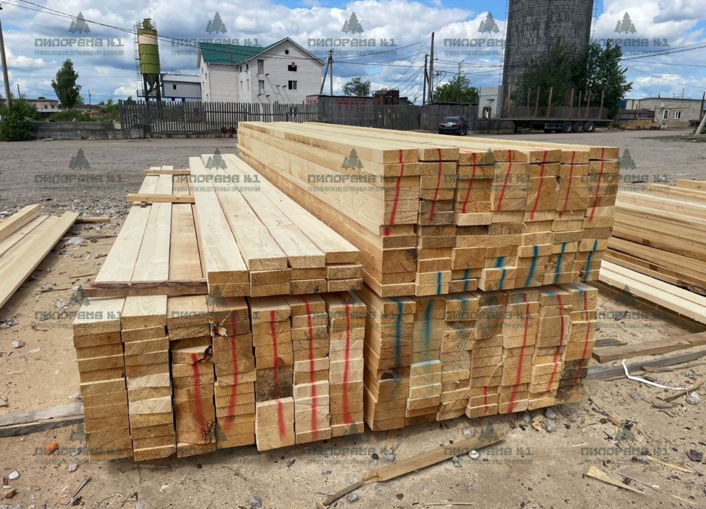 Доска обрезная 50×150×6000