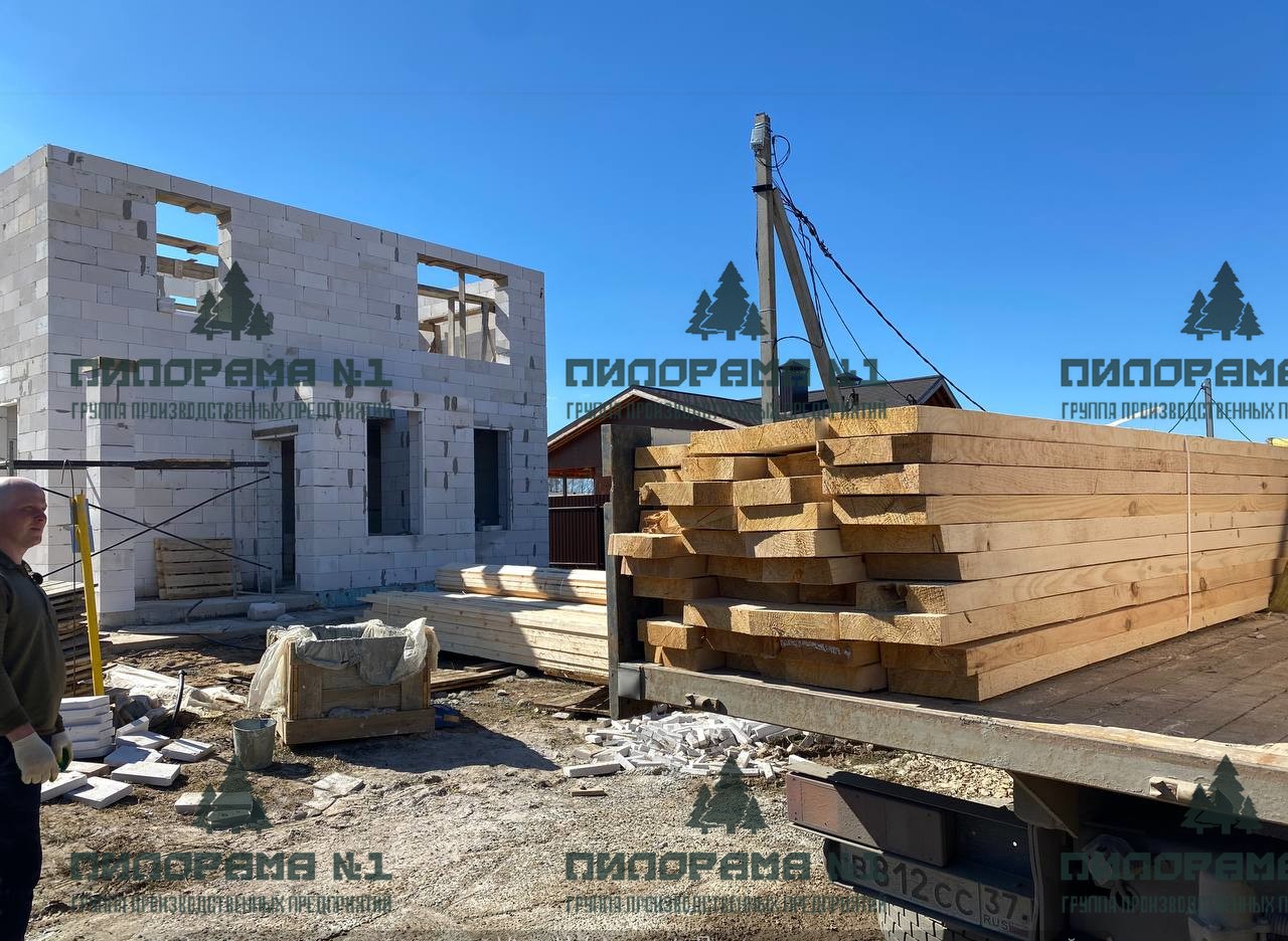 Доска обрезная 50×200×6000