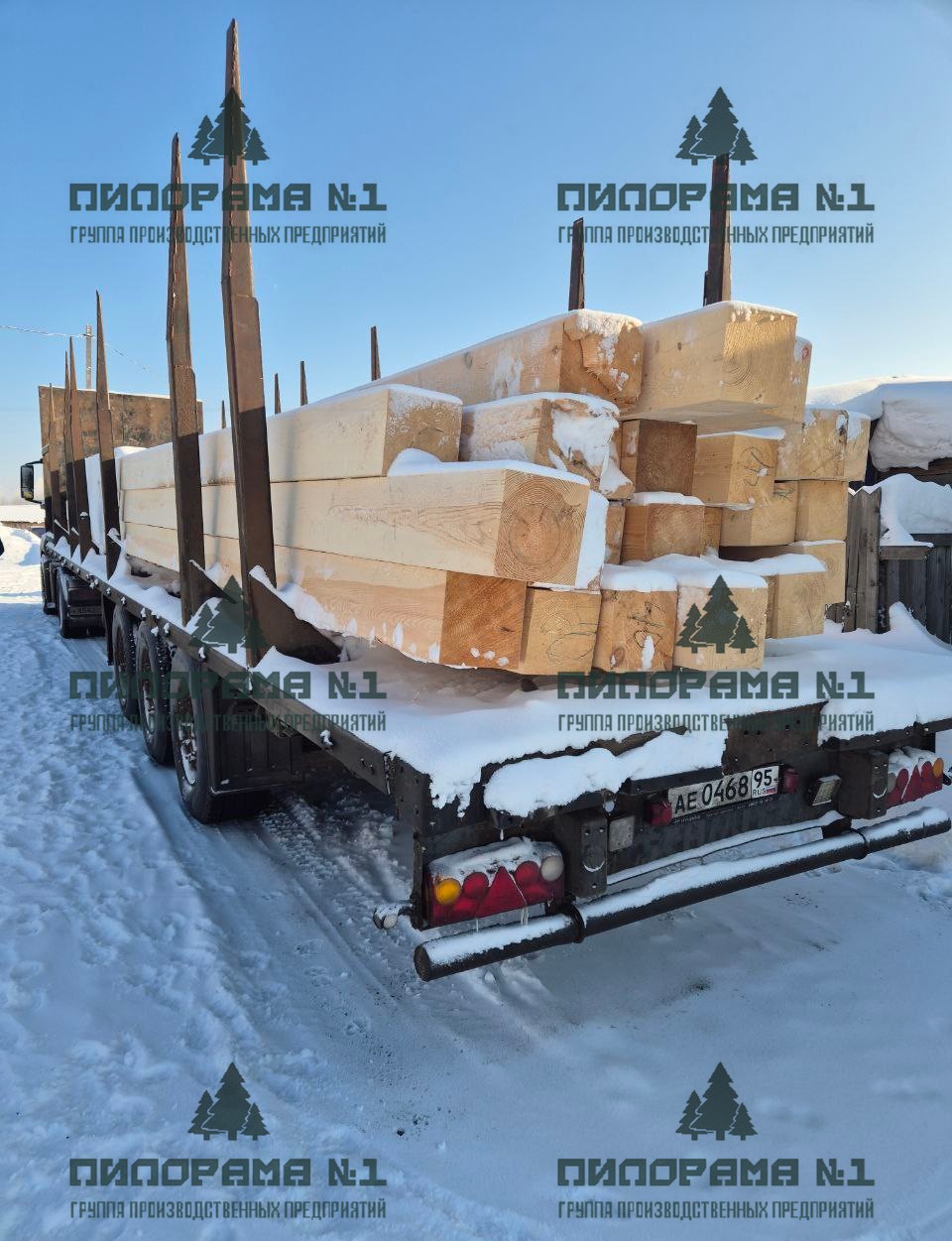 Брус 100×250×6000